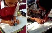 Ngôi trường đặc biệt, nơi 300 em học sinh đều có thể viết cùng lúc bằng cả hai tay